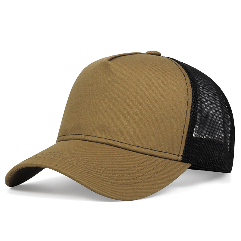 Custom Logo 5 Panel Camouflage Baseball Sports Trucker Mesh Hat Cap Supplier