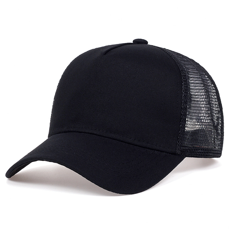 Custom Logo 5 Panel Camouflage Baseball Sports Trucker Mesh Hat Cap Supplier