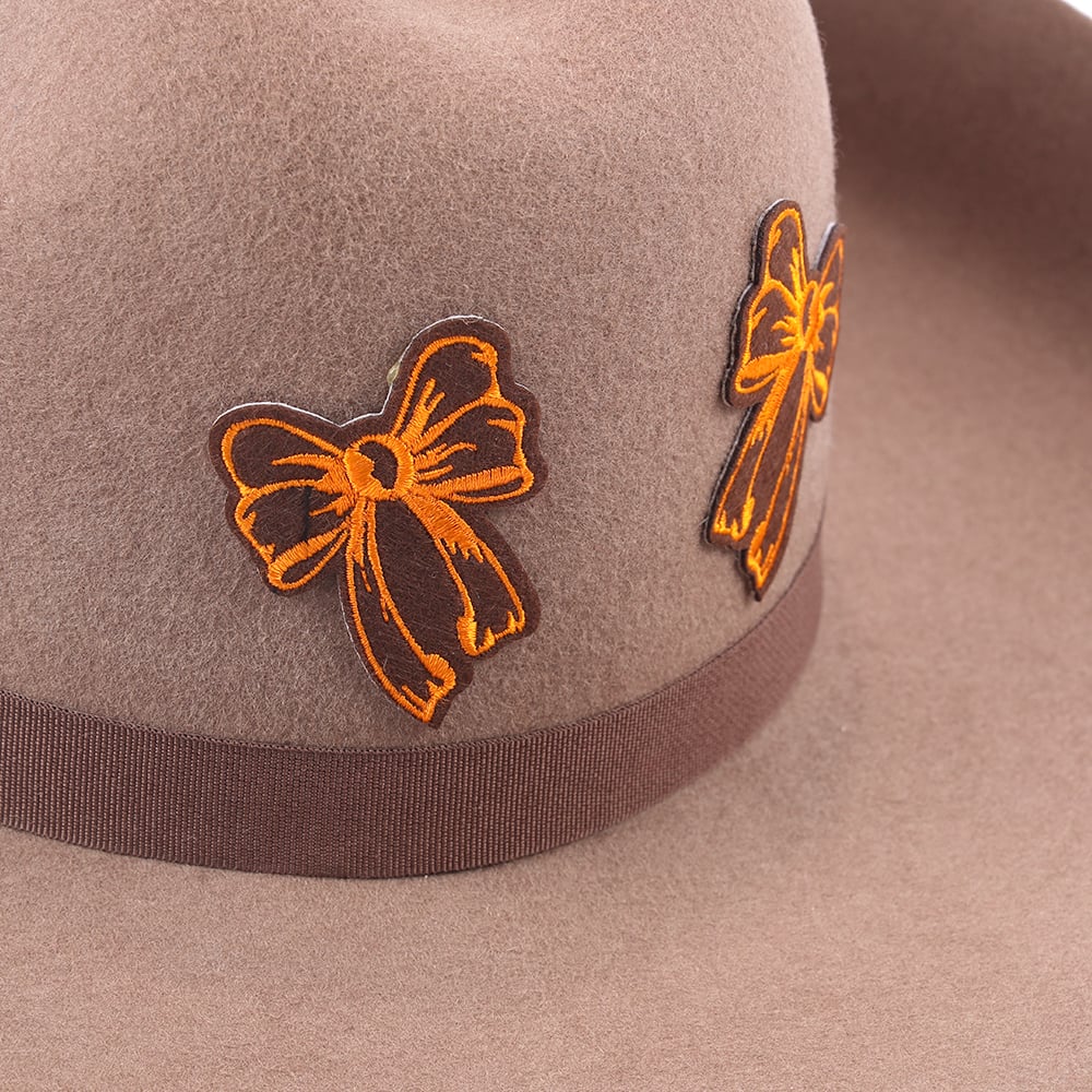 Custom Patch Embroidery 100 Pure Wool Wide Brim Pro Cowboy Felt Hat