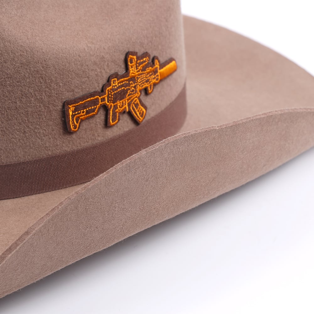 Custom Patch Embroidery 100 Pure Wool Wide Brim Pro Cowboy Felt Hat