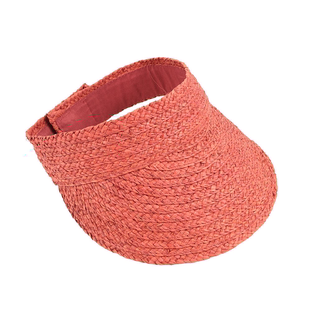 Sunshade Wide Brim Empty Top Raffia Straw Sun Visor Hats