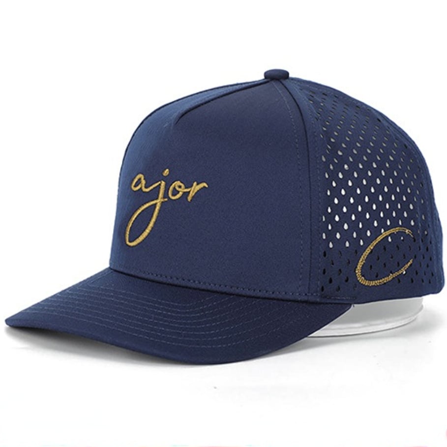 Customization 3d Embroidery 6 Panel Laser Cutting Holes Baseball Sports Trucker Cap Hat Manufacturer For Man