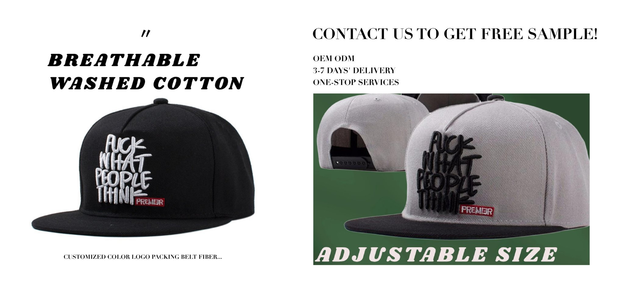 Two Tone Hip Pop Snapback Snap back Baseball Sports Cap Hat