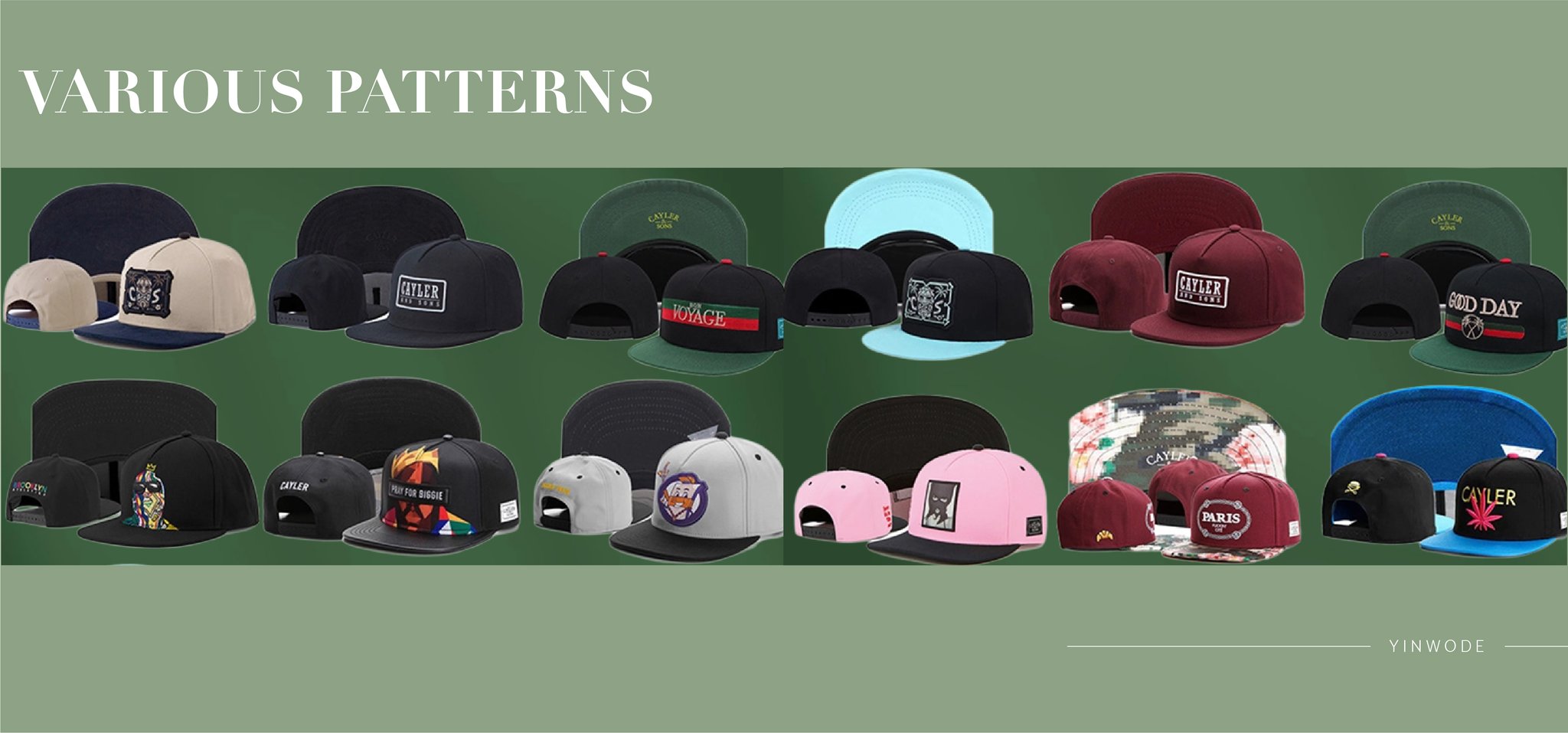 Two Tone Hip Pop Snapback Snap back Baseball Sports Cap Hat