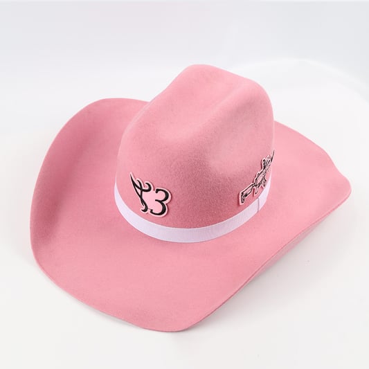 Custom Patch Embroidery 100 Pure Wool Wide Brim Pro Cowboy Felt Hat